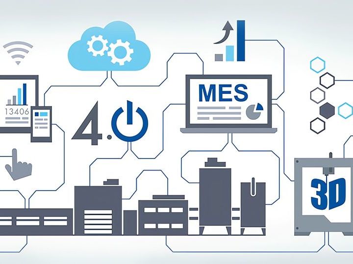 DES.MES - digital twin to control industrial production
